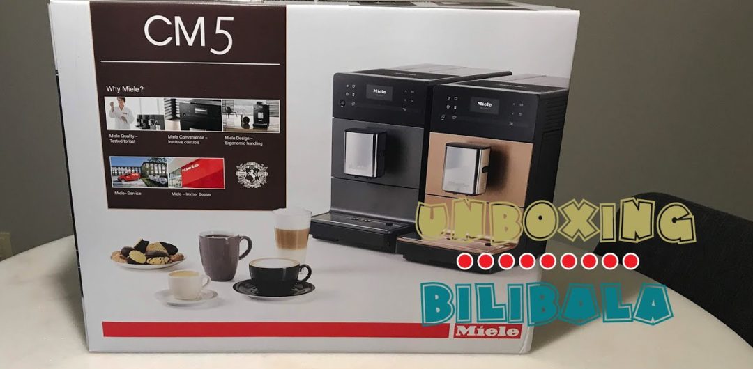 UNBOXING THE MIELE COUNTERTOP COFFEE MACHINE