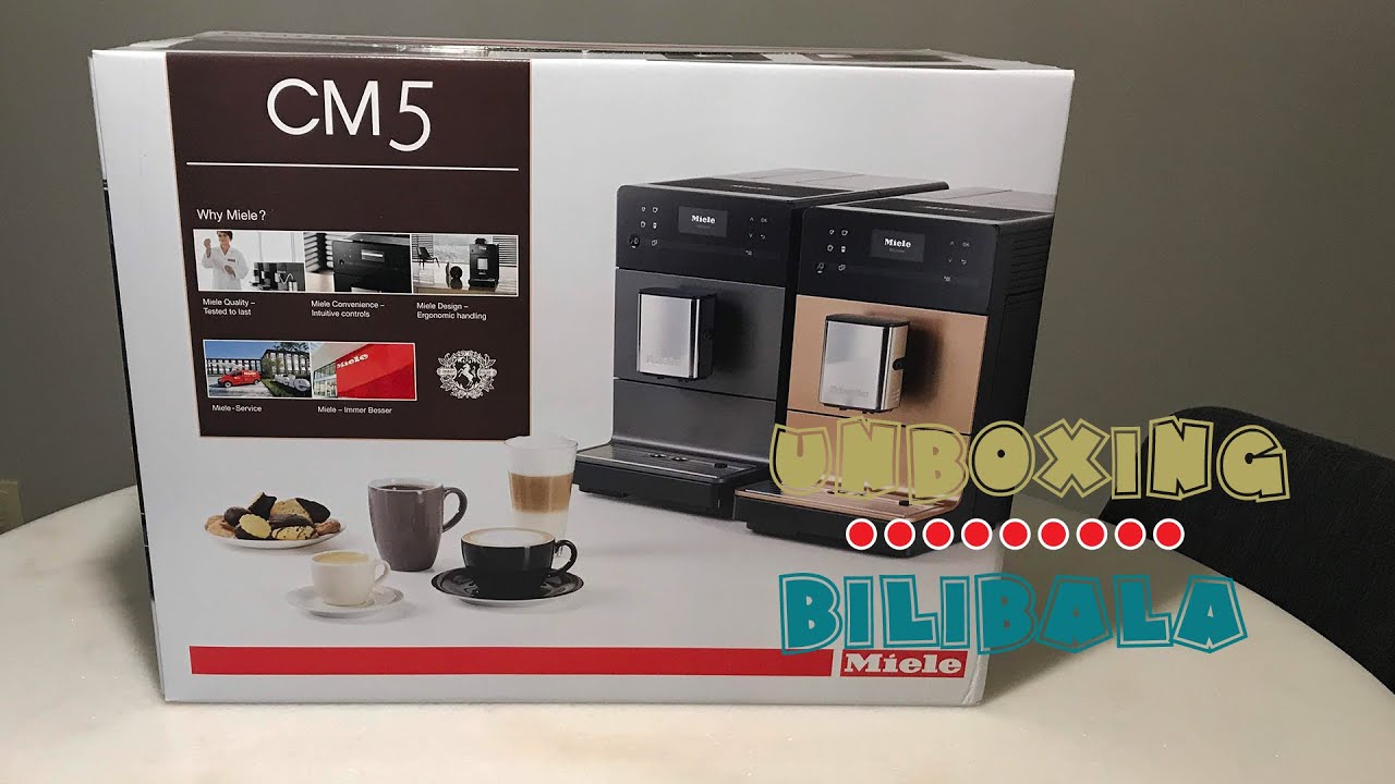 UNBOXING THE MIELE COUNTERTOP COFFEE MACHINE